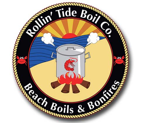 Let Rolling Tide cater a shrimp boil on the beach in Port Aransas